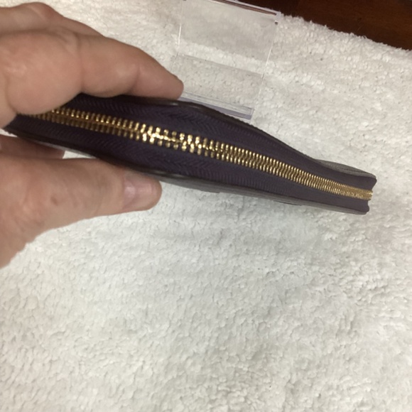 Coach Leather Zip Around Wallet - Picture 7 of 13